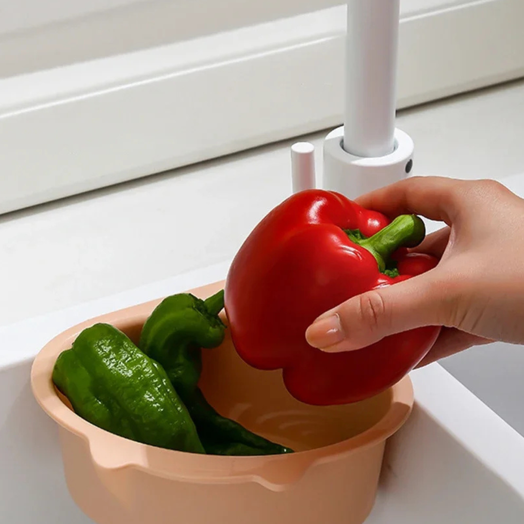 Cesta de Drenagem para Pia em Forma de Gato Organizador Multifuncional para Cozinha | Home Gaju