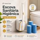 Escova Sanitária Higiênica com Refis Descartáveis — Leve 12 Refis Grátis