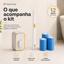 Escova Sanitária Higiênica com Refis Descartáveis — Leve 12 Refis Grátis