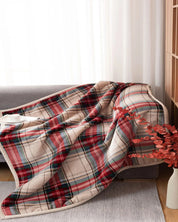 Cobertor de Flanela Dupla Face com Lã de Cordeiro Aconchego para Dormitório e Cama | Home Gaju