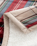 Cobertor de Flanela Dupla Face com Lã de Cordeiro Aconchego para Dormitório e Cama | Home Gaju
