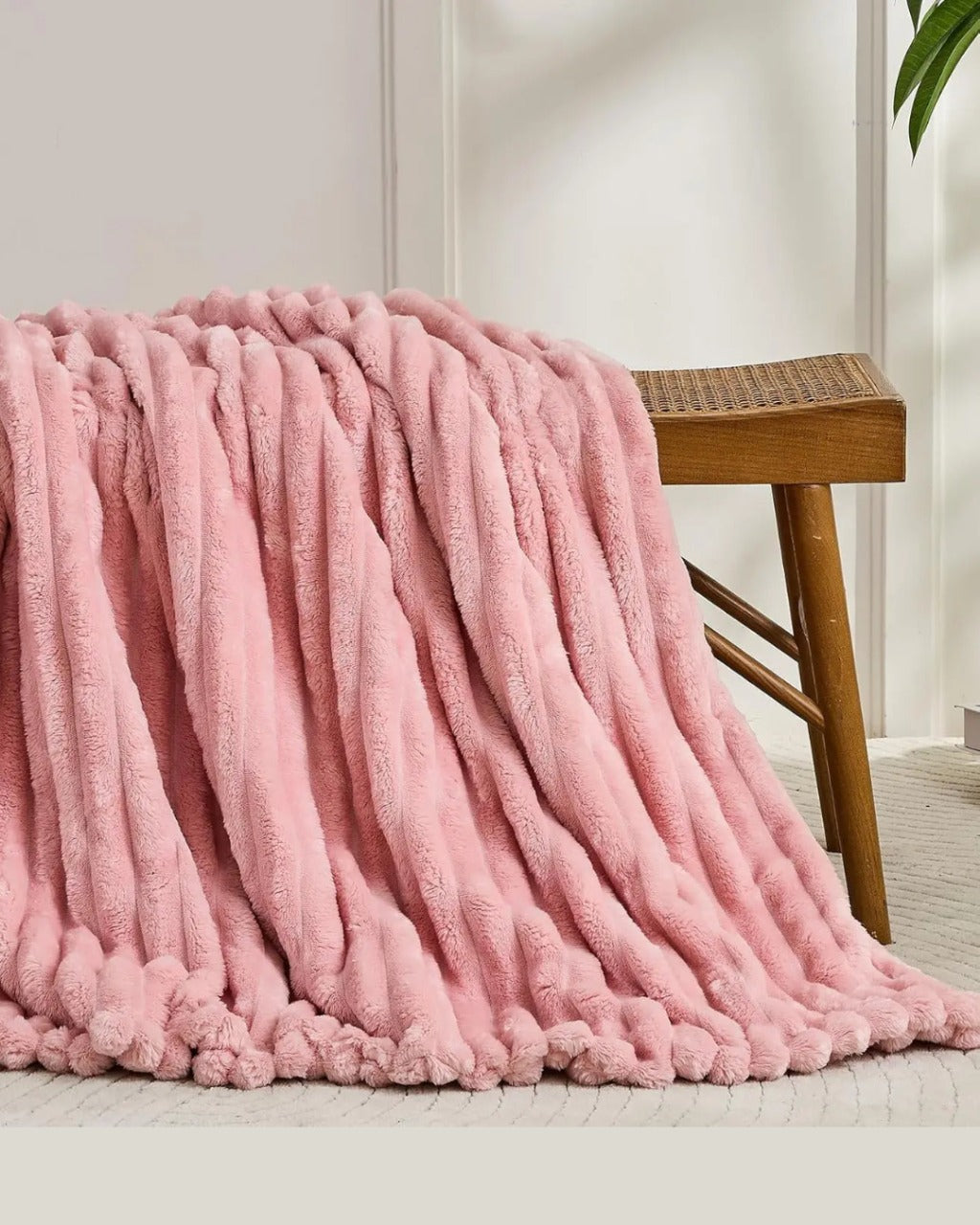 Cobertor de Lã Macio para Sofá ou Cama Leve Aconchegante e Ideal para Todas as Estações | Home Gaju