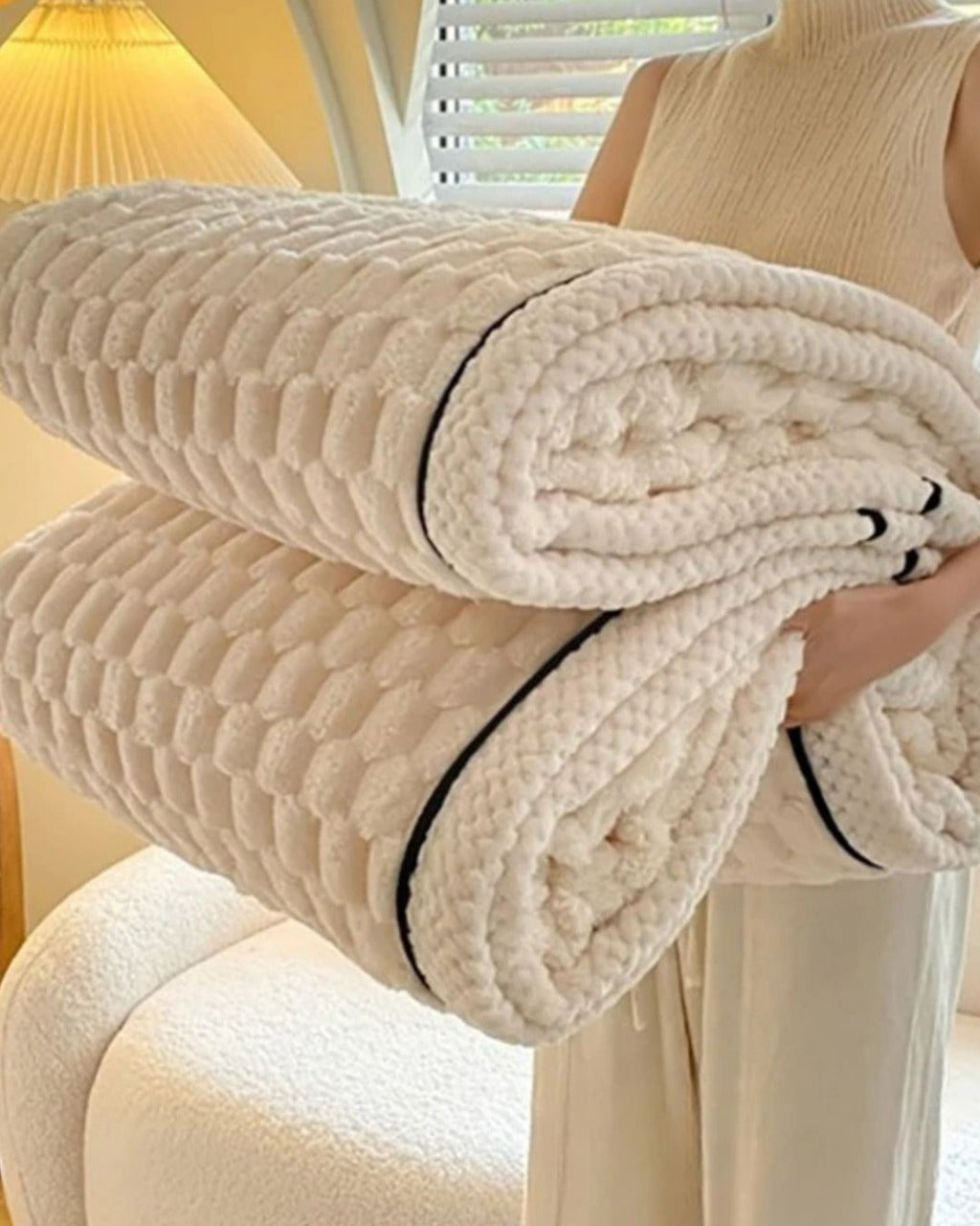 Cobertor de Veludo Tartaruga Flanelado Macio, Aconchegante e Ideal para o Inverno | Home Gaju