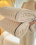 Cobertor de Veludo Tartaruga Flanelado Macio, Aconchegante e Ideal para o Inverno | Home Gaju