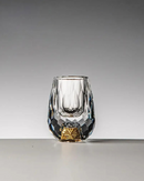 Conjunto 6 Copos Cristal Vidro com Folha de Ouro | Home Gaju