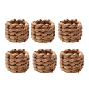 Conjunto de Anéis para Guardanapo em Rattan Feito à Mão
