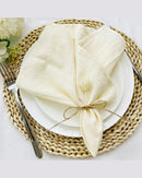 Conjunto de 6 Guardanapos de Algodão Decoração para Mesa e Eventos | Loja de Mesa Posta Online Home Gaju
