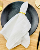 Conjunto de 6 Guardanapos de Algodão Decoração para Mesa e Eventos | Loja de Mesa Posta Online Home Gaju