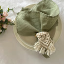 Conjunto de 6 Guardanapos de Tecido 40x40 cm | Durável e Reutilizável | Loja de Mesa Posta Online Home Gaju