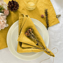 Conjunto de 6 Guardanapos de Tecido 40x40 cm | Durável e Reutilizável | Loja de Mesa Posta Online Home Gaju