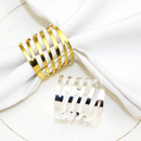 Conjunto de Anéis para Guardanapos Classic 20 Unidades, Dourado, Prata e Rose Gold  Home Gaju Loja de Mesa Posta