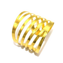 Conjunto de Anéis para Guardanapos Classic 20 Unidades, Dourado, Prata e Rose Gold  Home Gaju Loja de Mesa Posta