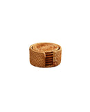 Conjunto de Descansos de Copo de Rattan Natural para Mesa e Cozinha Loja de Mesa Posta Online Home Gaju