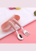 Conjunto de Talheres Infantil em Aço Inox com Estojo Portátil | Home Gaju