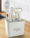 Conjunto de Utensílios de Cozinha em Aço Inoxidável, Descascador, Faca e Tesoura | Loja Online Home Gaju