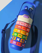 Copo Térmico Infantil com Canudo em Aço Inox | Home Gaju