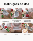Cortador Vegetal Multifuncional com instruções de uso