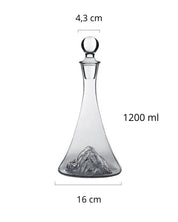 Decantador de Vidro Transparente Moderno para Vinho e Brandy Ideal para Festas e Jantares | Home Gaju