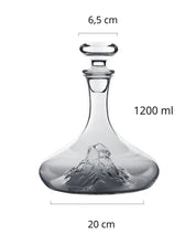 Decantador de Vidro Transparente Moderno para Vinho e Brandy Ideal para Festas e Jantares | Home Gaju