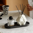 Frasco Aromatizador sob prateleira e perfume do lado