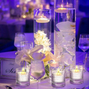 Discos de Velas Flutuantes Brancas - 6/10/16 Pcs para Decoração | Home Gaju