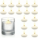 Discos de Velas Flutuantes Brancas - 6/10/16 Pcs para Decoração | Home Gaju