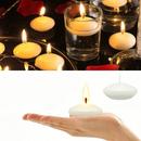 Discos de Velas Flutuantes Brancas - 6/10/16 Pcs para Decoração | Home Gaju