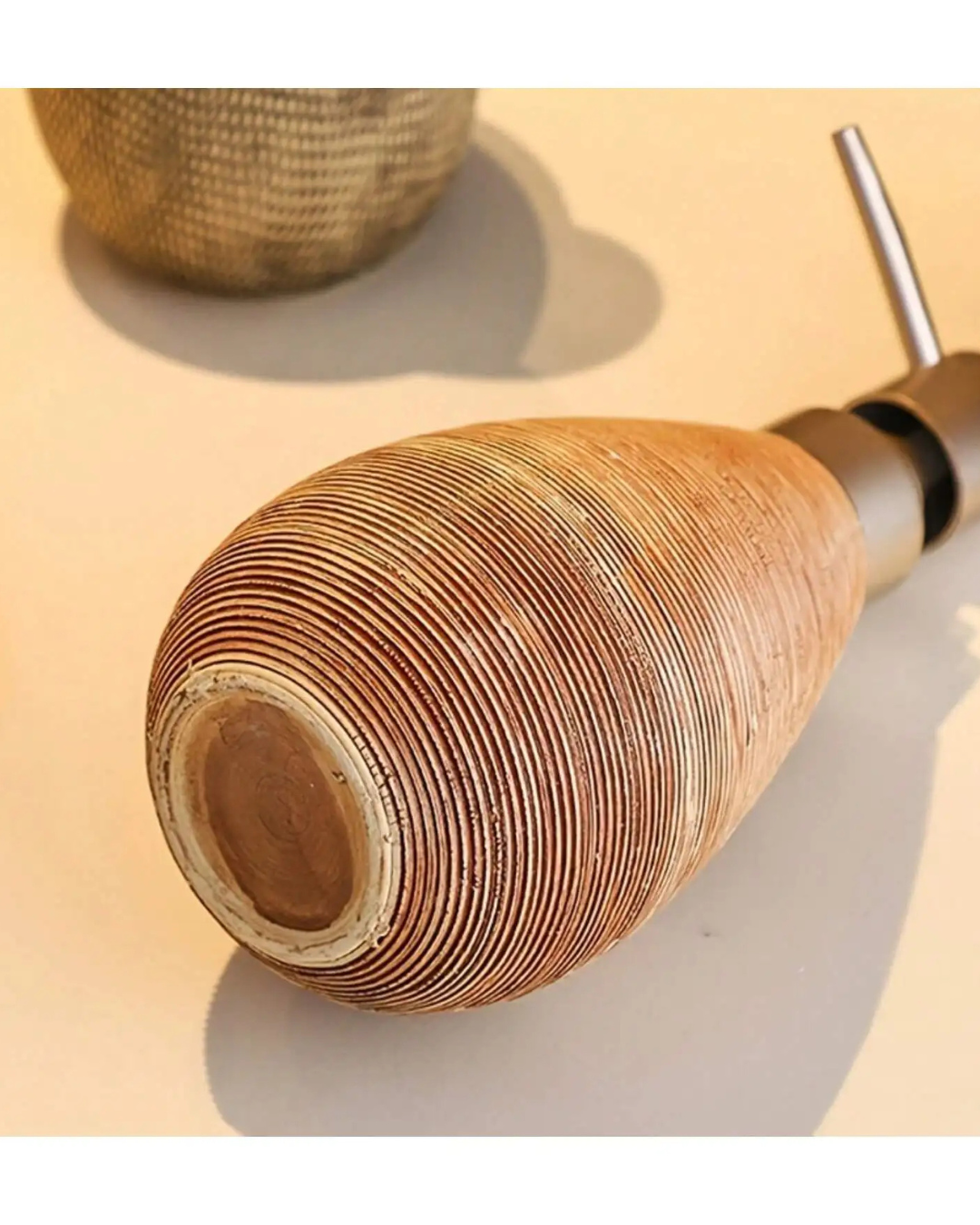 Dispenser de Sabonete em Cerâmica Estilo Retrô com Bomba Para Cozinha e Banheiro | Home Gaju