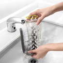 Escova de Limpeza de Garrafas com Base de Sucção – Ideal para Copos e Garrafas de Água | Home Gaju