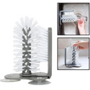 Escova de Limpeza de Garrafas com Base de Sucção – Ideal para Copos e Garrafas de Água | Home Gaju