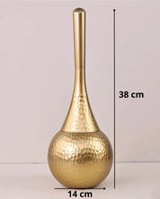 Escova de Vaso Sanitário com Suporte Dourado ou Prata | Home Gaju