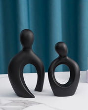 Escultura Decorativa de Casal para Sala Quarto ou Escritório | Home Gaju