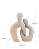 Medidas da Escultura Decorativa de Casal
