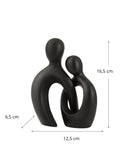 Medidas da Escultura Decorativa de Casal