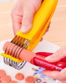 Fatiador de Banana e Frutas Cortador de Cozinha Prático e Ecológico | Home Gaju