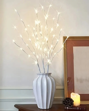 Galho Decorativo com Luzes LED Natal e Casamentos branco frio