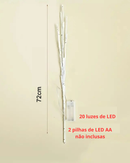 Galho Decorativo com Luzes LED Natal e Casamentos medidas
