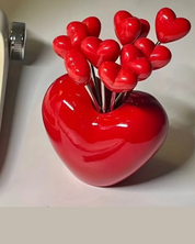 Garfos de Frutas em Aço Inoxidável com Formato de Coração Kit com 6 Peças | Home Gaju