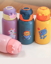 Garrafa Térmica Infantil 500ml em Aço Inox com Trava de Segurança