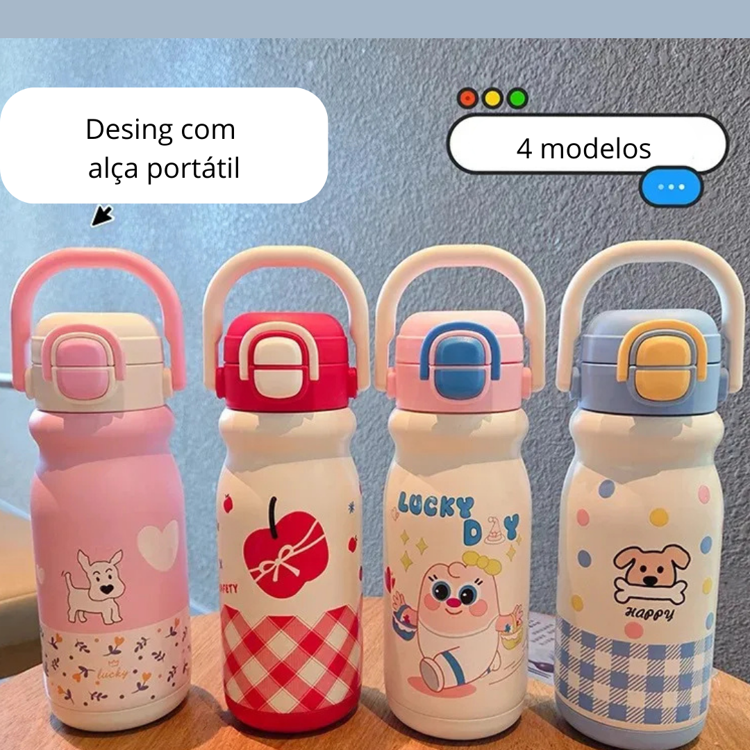 Garrafa Térmica Portátil com Interior de Cerâmica | Home Gaju