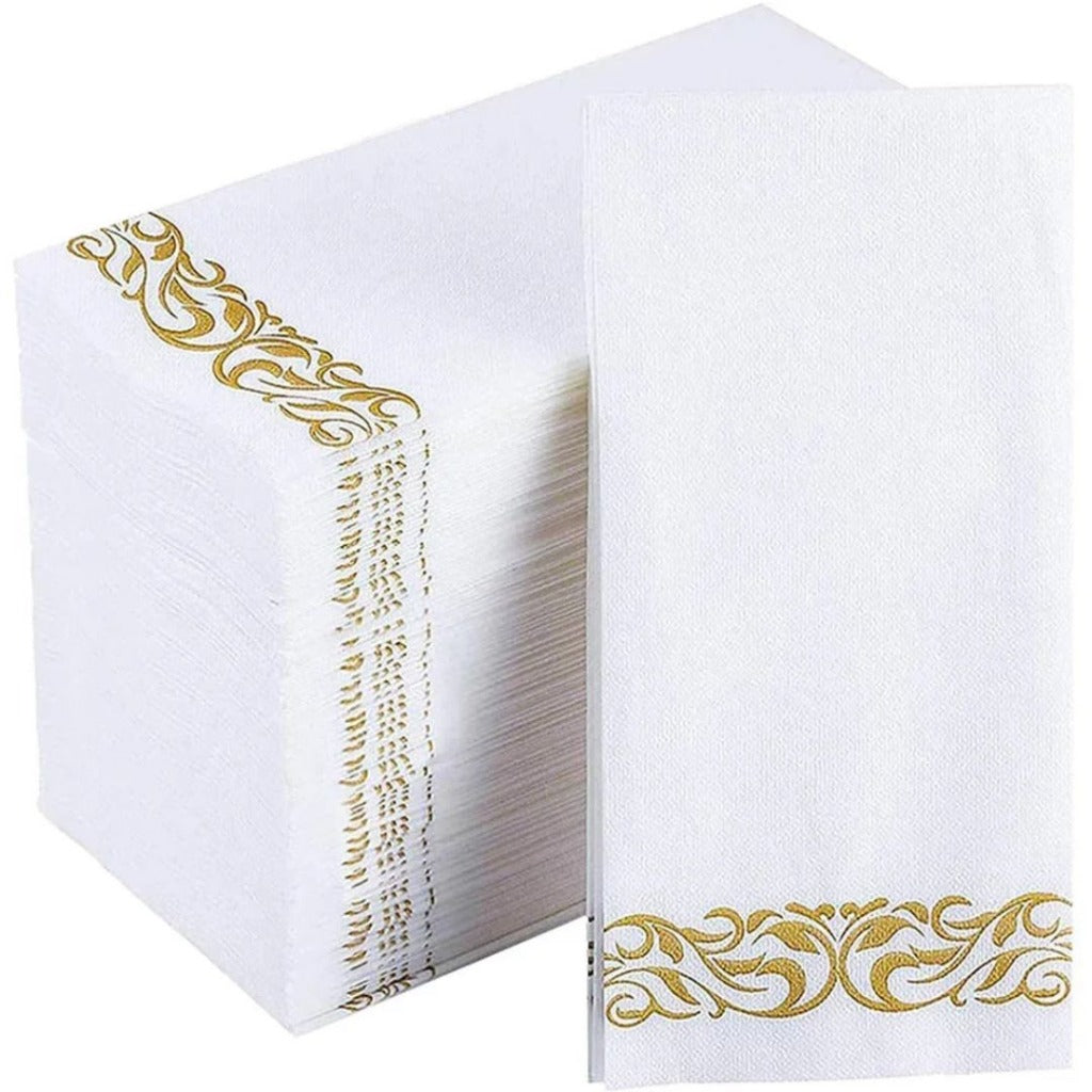 Guardanapos de Papel Elegantes 50 Peças Decoração para Casamento e Festas | Loja de Mesa Posta Online Home Gaju