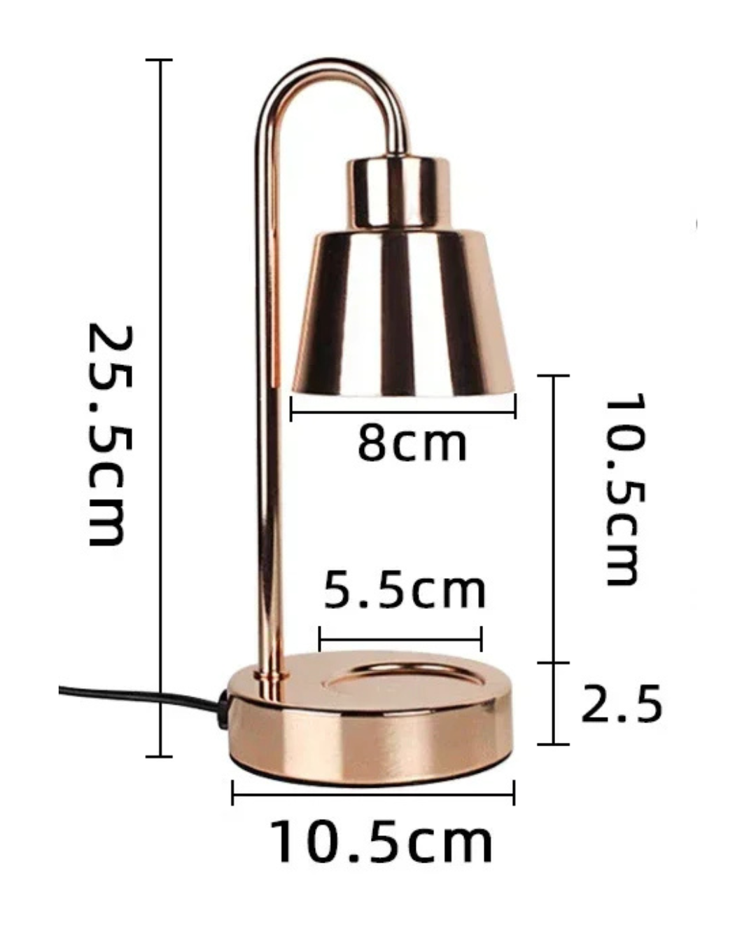 Lâmpada de Aromaterapia Moderna dourado