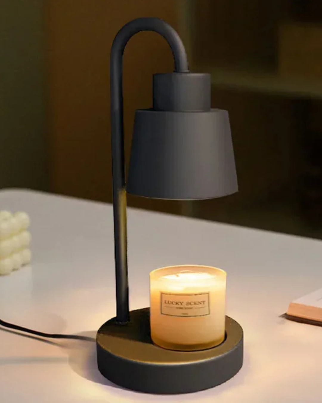 Lâmpada de Aromaterapia Moderna preto