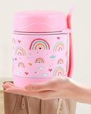 Lancheira Térmica Infantil em Aço Inox com Colher | Home Gaju