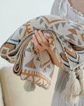 Manta de Tricô Grossa Boho Navajo Macia e Aconchegante | Home Gaju
