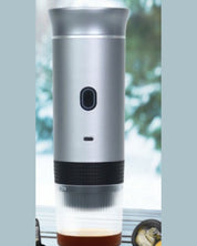 Máquina de Café Expresso Portátil Elétrica 3 em 1, Cápsulas e Pó, Sem Fio, Ideal para Carro, Casa e Viagem | Home Gaju