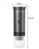 cafeteira portátil com as medidas