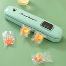 máquina de vácuo verde com frutas