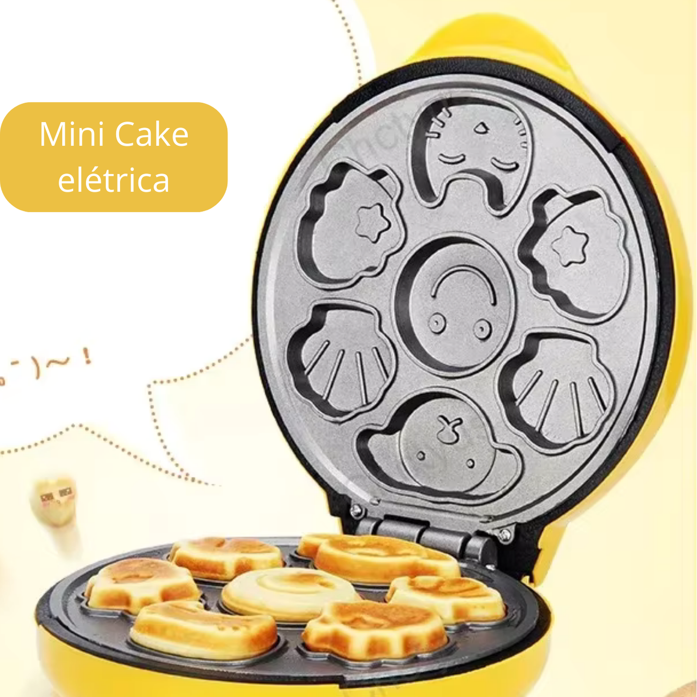 Mini Cake elétrica criativa com design divertido | Home Gaju