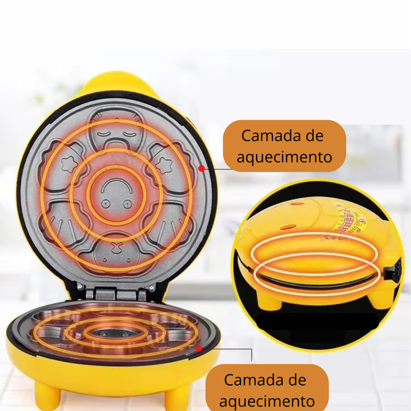 Mini Cake elétrica criativa com design divertido | Home Gaju